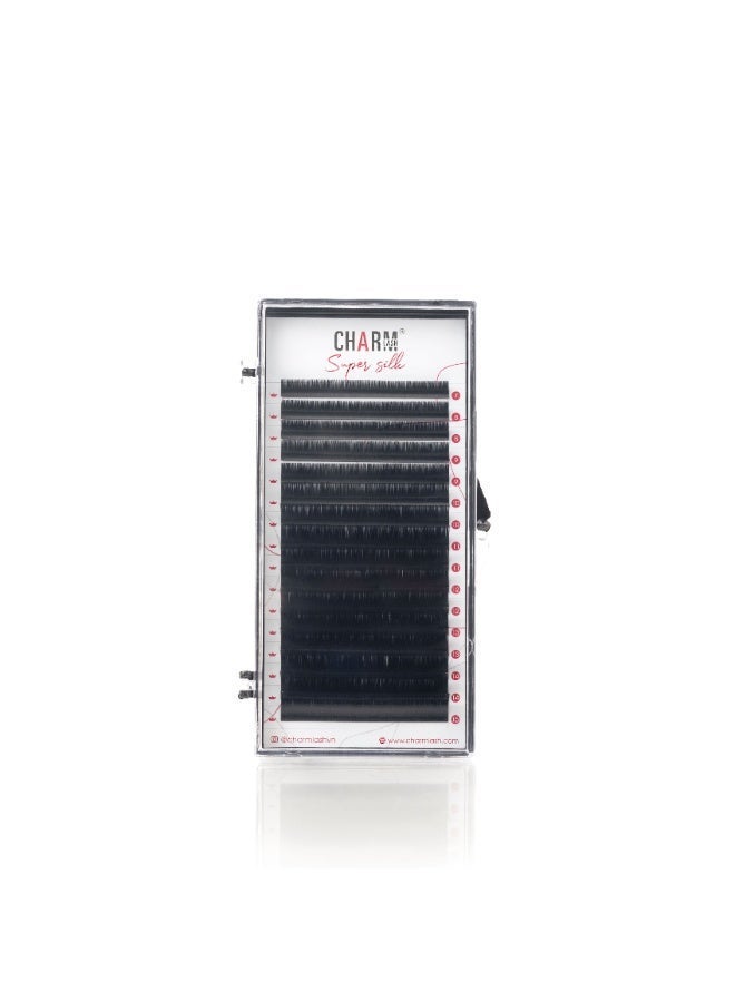 CHARM LASH Super Silk Lashes 0.07  length 15, C- 12 lines - Image 4